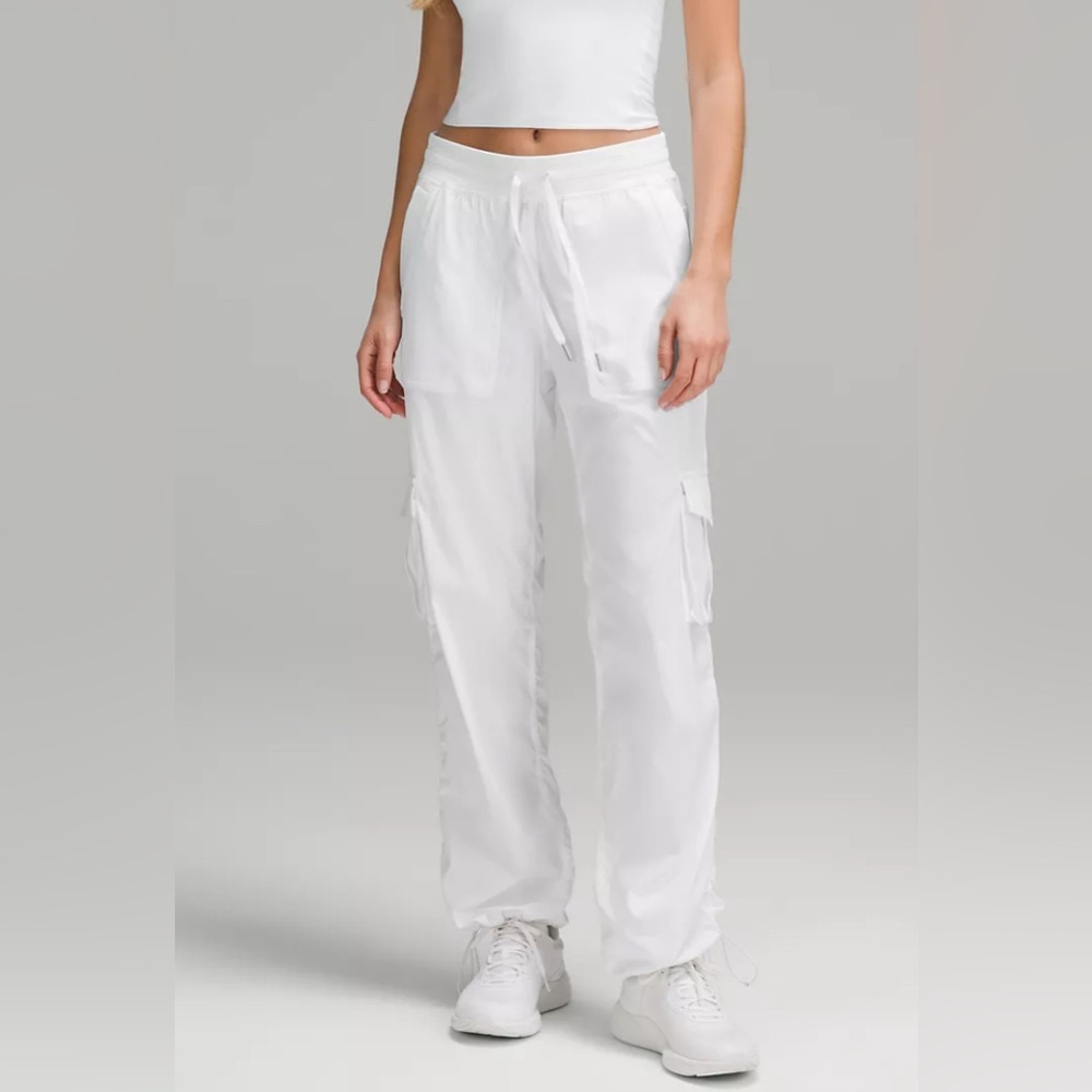 lululemon athletica White Cargo Track Pants